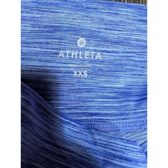 Athleta Purple Patterned Leggings Women XXS Gym Yoga - Picture 3 of 5